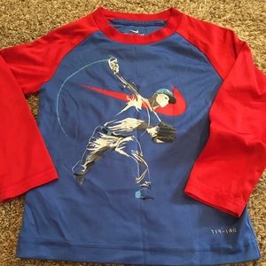 Nike toddler DRI-FIT long sleeve shirt